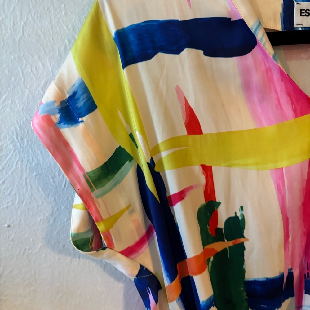 Essential Artwerp Multi Color Top Size 36 - image 5